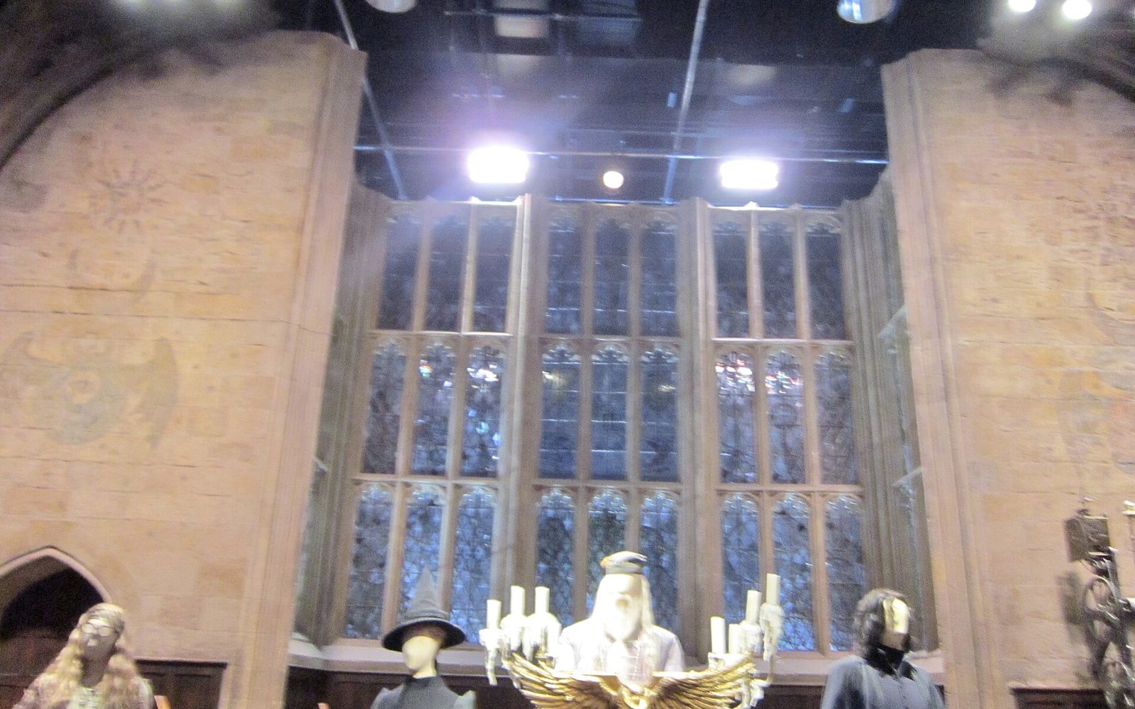 The Great Hall set at the Warner Bros. Studio Tour London
